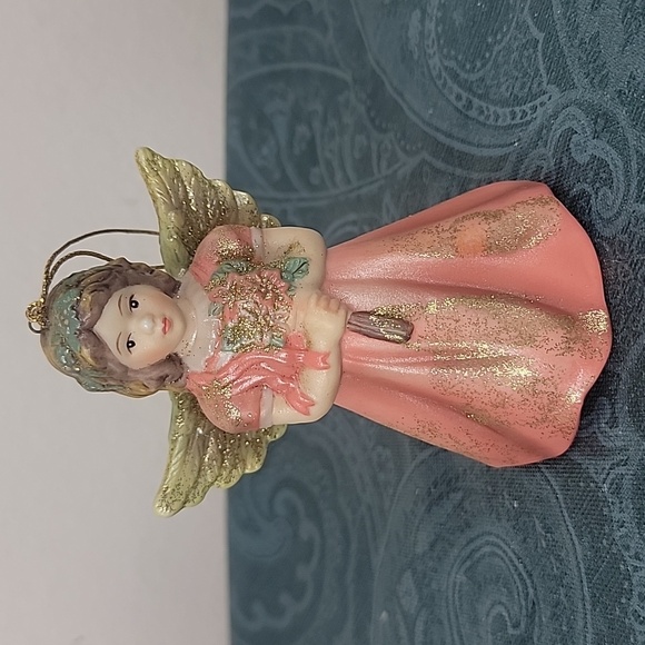 Christmas Bell Angel Ornaments Lot Of 3 - Picture 5 of 10